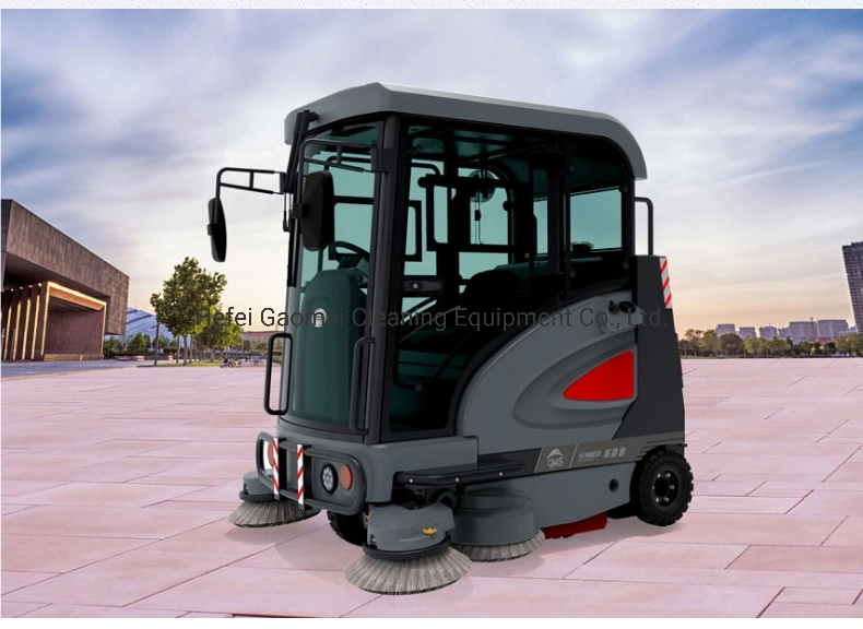 Battery Operation Street Design Full Cover Cabin Road Sweeper (S1900ED) for Cleaning Road and Garden Brick Paved Floor